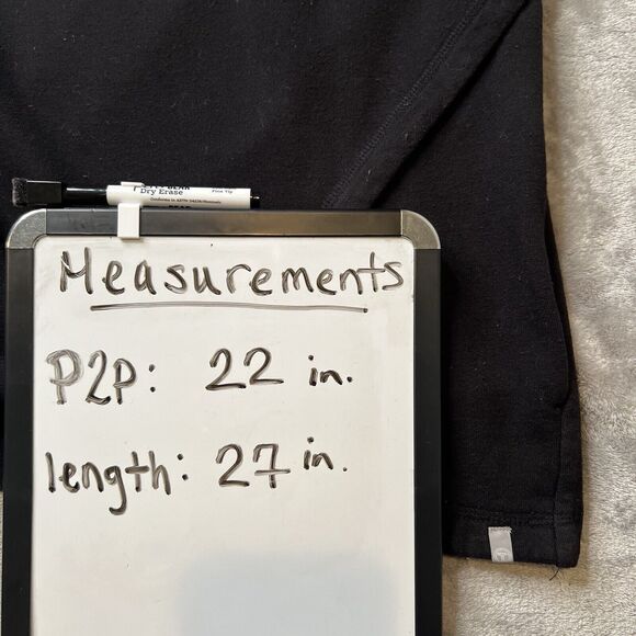 T by Talbots Top Women's Large Black Pullover Sweatshirt Long Sleeve VN259 - Picture 8 of 8